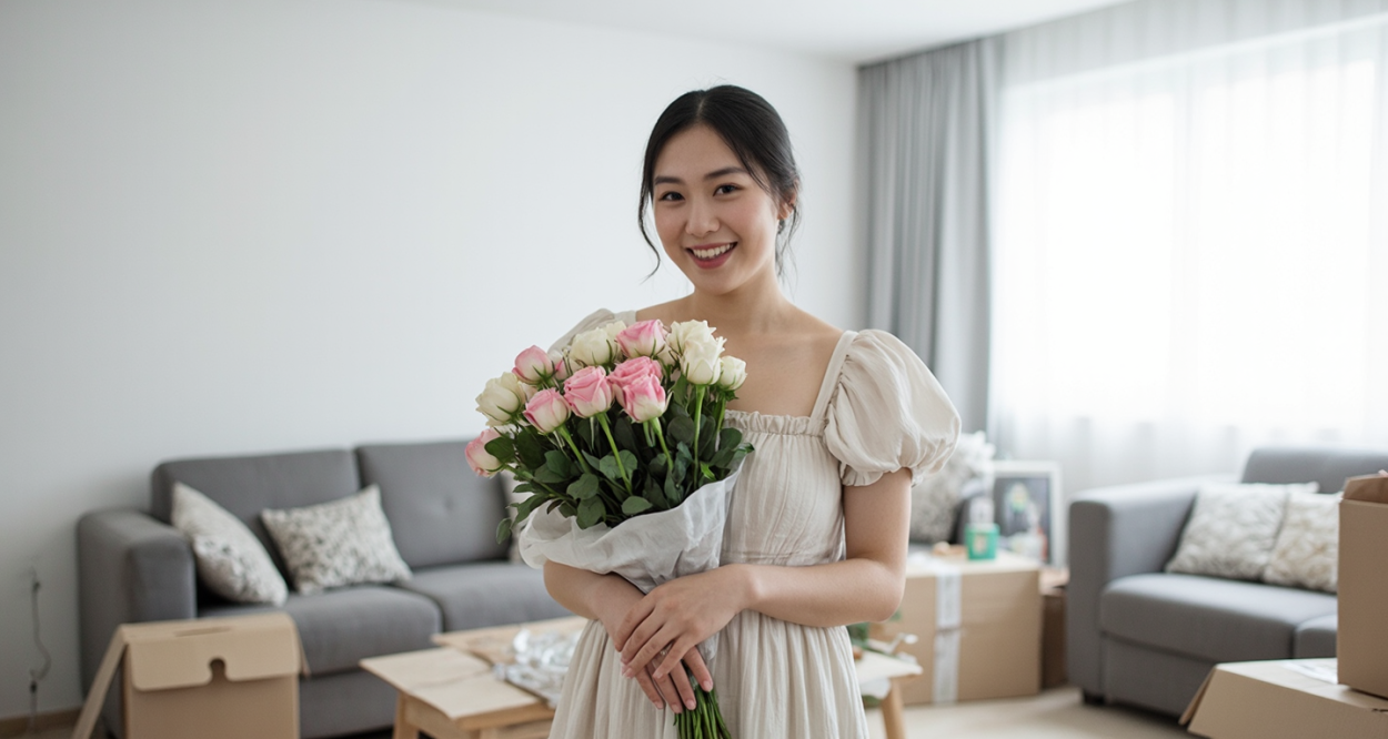 搬家送什么花寓意好？揭秘搬家送礼的花语智慧轮播图2
