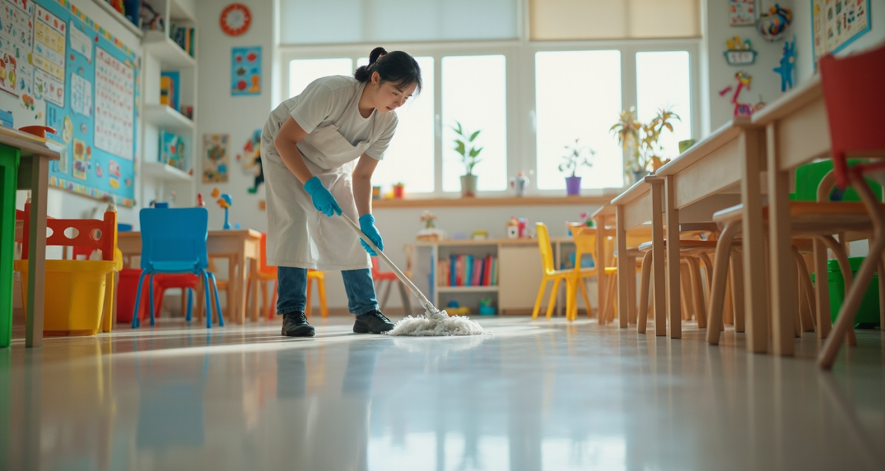 幼儿园招聘保洁员2名，双休福利等你来！轮播图2