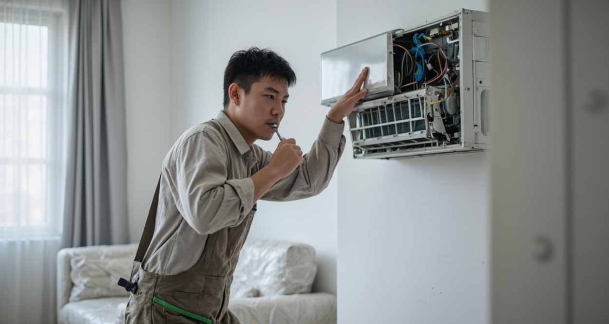 如何高效又安全地拆除空调内机轮播图1