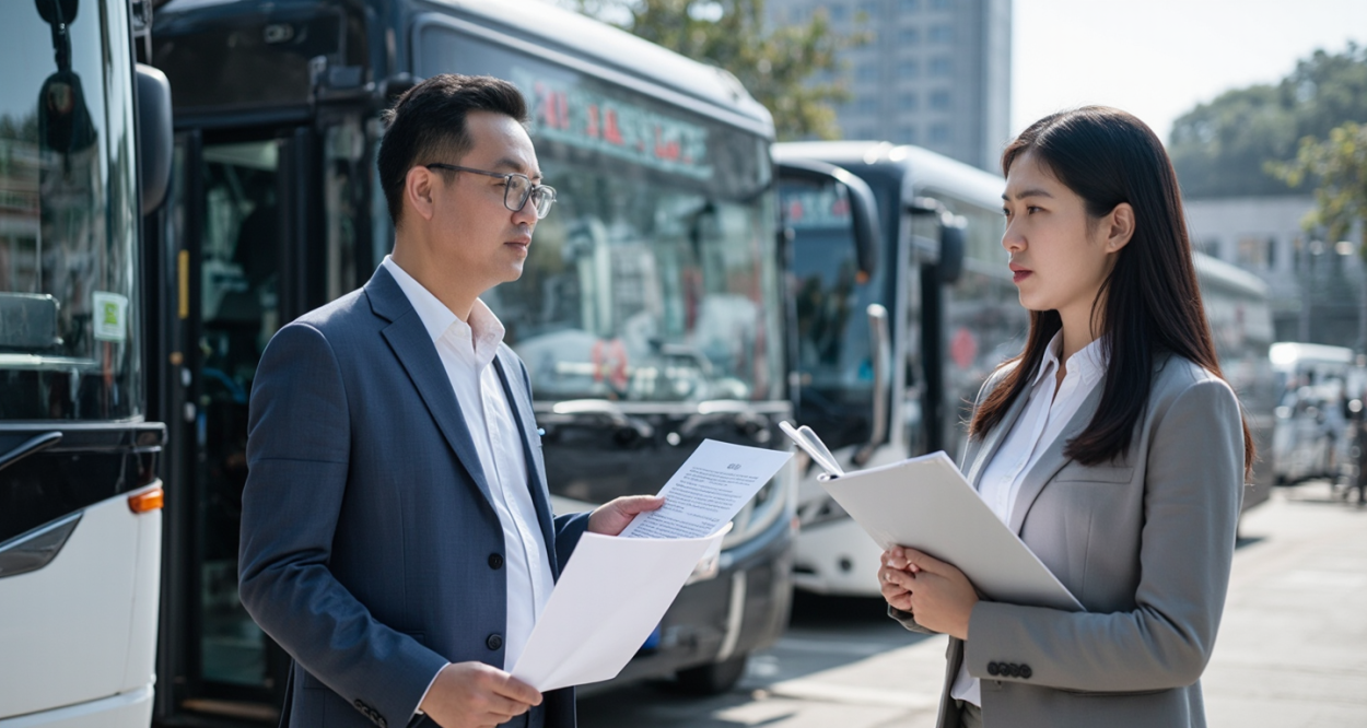 详解大巴车租赁协议：出行无忧的必备法宝轮播图2