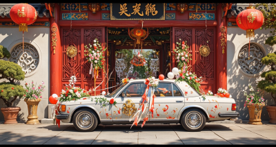 婚车租赁：打造梦幻婚礼的第一步图片2
