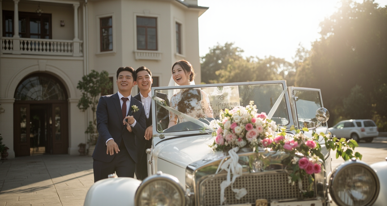 婚车租赁公司：打造梦幻婚礼的第一步轮播图4