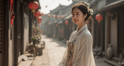 汉服租赁店：穿越千年的时尚新宠图片1