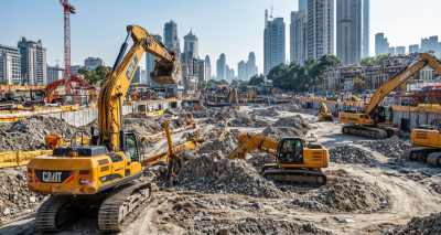 上海挖掘机租赁：城市建设的好帮手图片19
