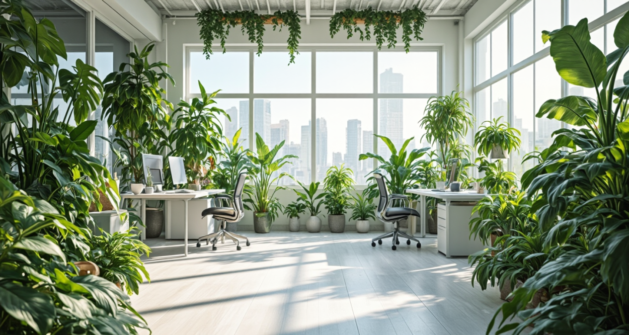 西安绿植租赁：为城市生活添一抹绿意轮播图1