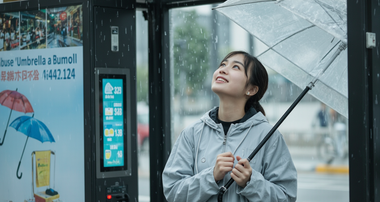 公共雨伞租赁：雨中的温馨守候轮播图3