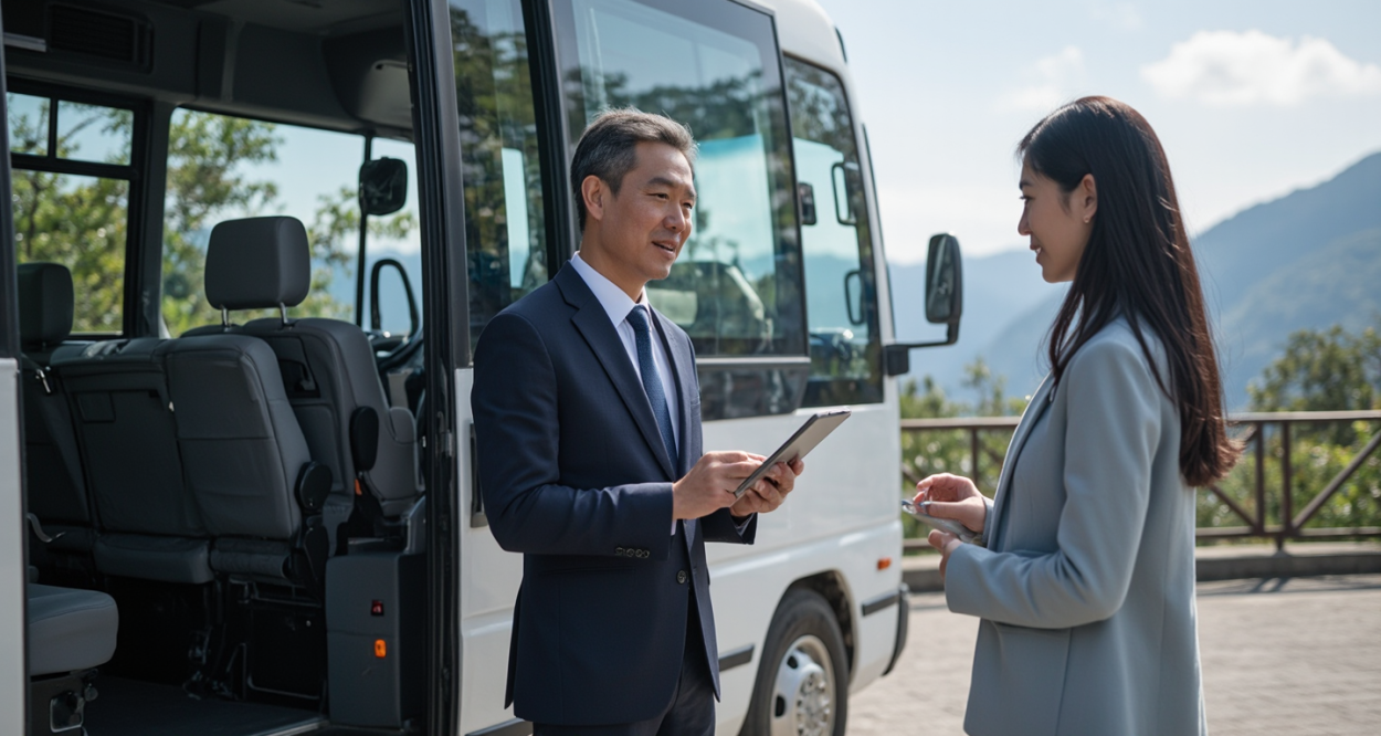 租车中巴车：出行新选择，便捷又省心轮播图1