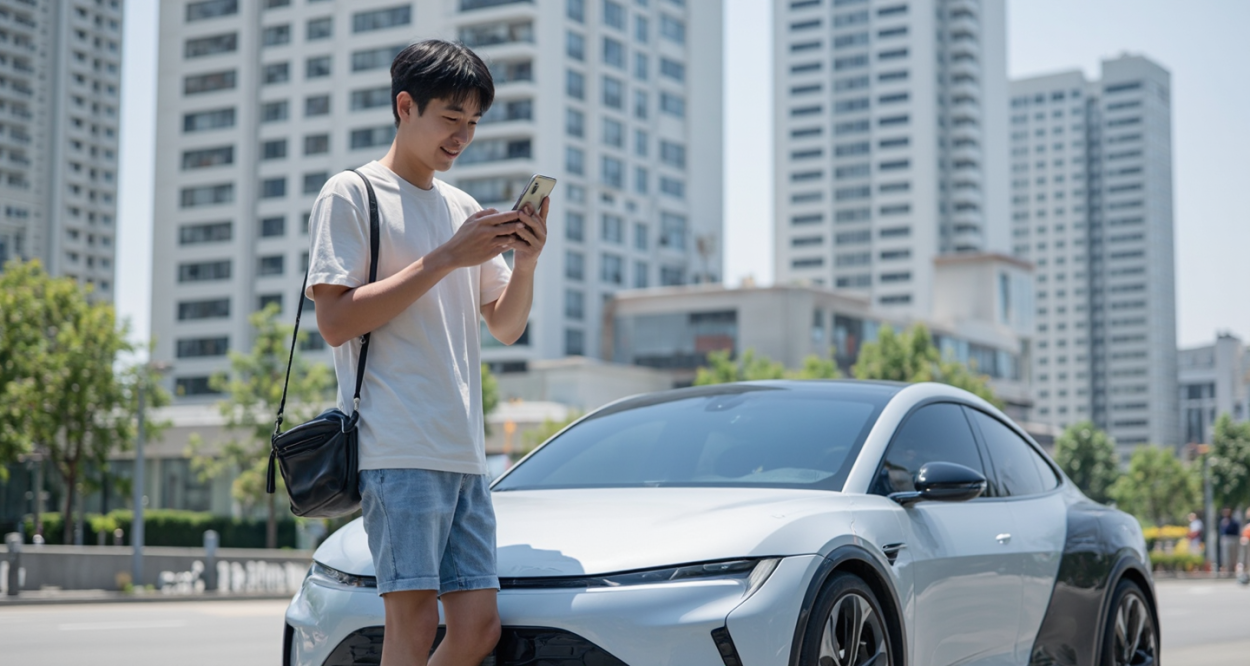 探秘城市出行新宠：盼达租车轮播图2