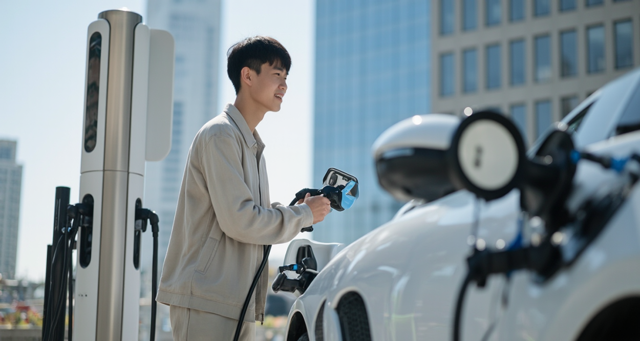 纯电动汽车租车：绿色出行的新风尚轮播图1