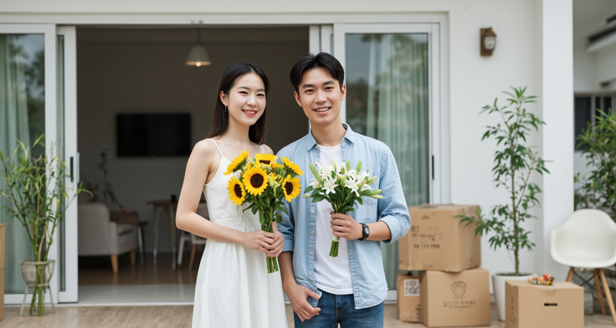 搬家一般送什么花？揭秘搬家送礼花的艺术轮播图4