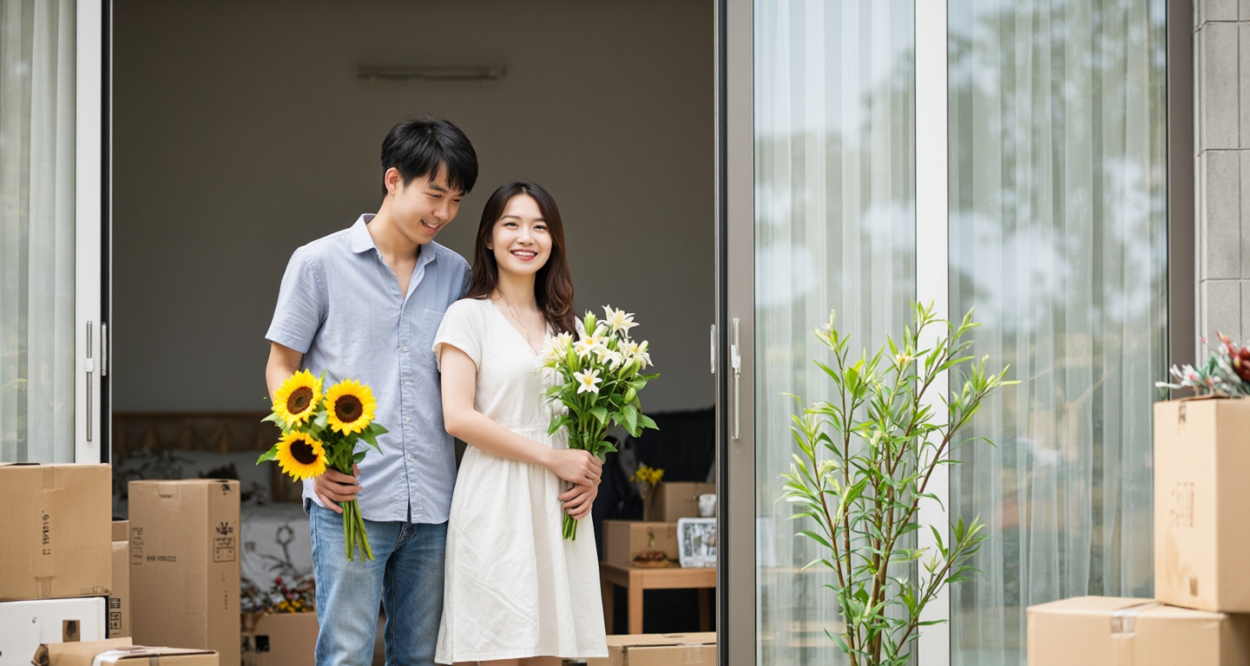 搬家一般送什么花？揭秘搬家送礼花的艺术轮播图1