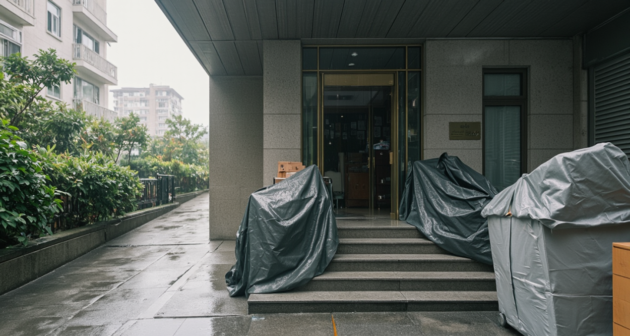 下雨天搬家的艺术：挑战与智慧并存轮播图2