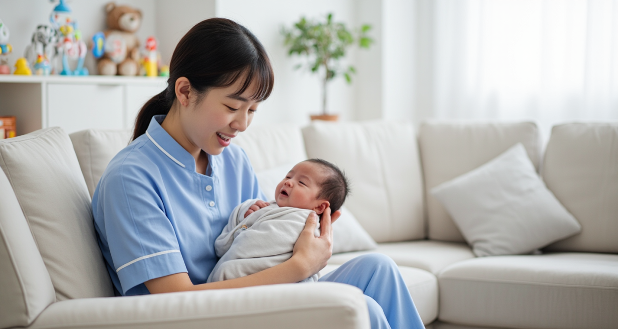月嫂的神奇魔力：家庭和谐与宝宝健康的守护者轮播图3