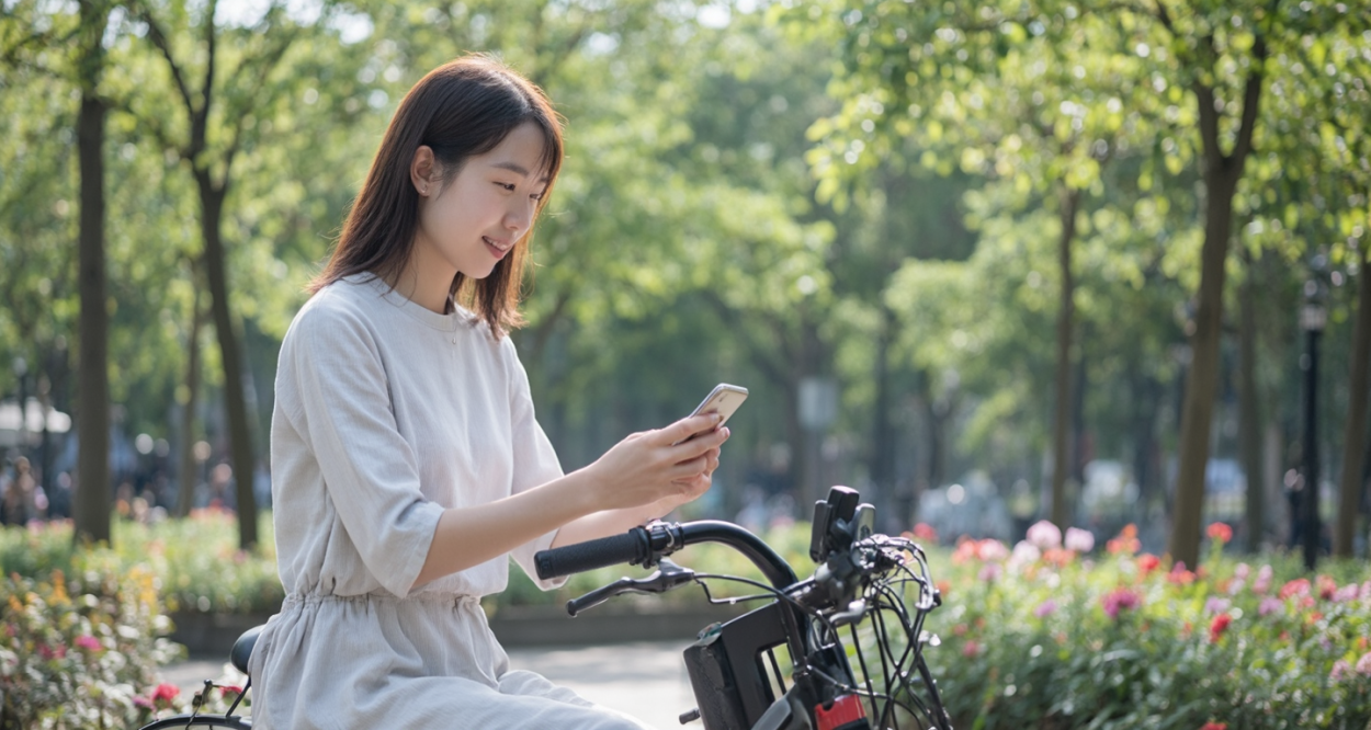 单车租赁：绿色出行的新风尚轮播图1