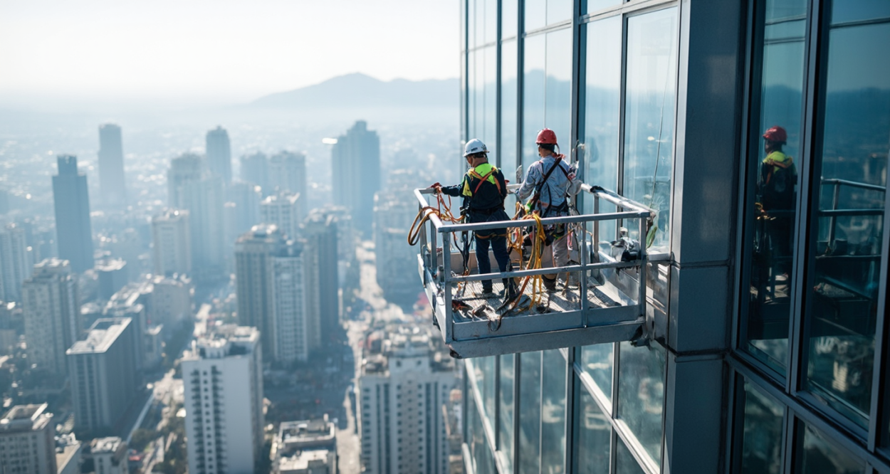 建筑吊篮租赁：高空作业的得力助手轮播图1