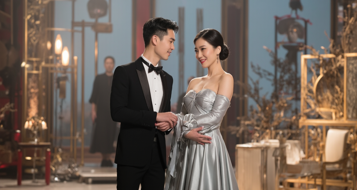主持人礼服租赁：打造专属舞台风采的秘诀轮播图1