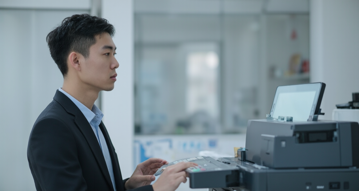 揭秘高效办公秘诀：一体打印机租赁全攻略轮播图1