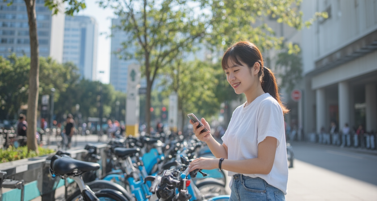 北京自行车租赁：绿色出行新风尚轮播图1