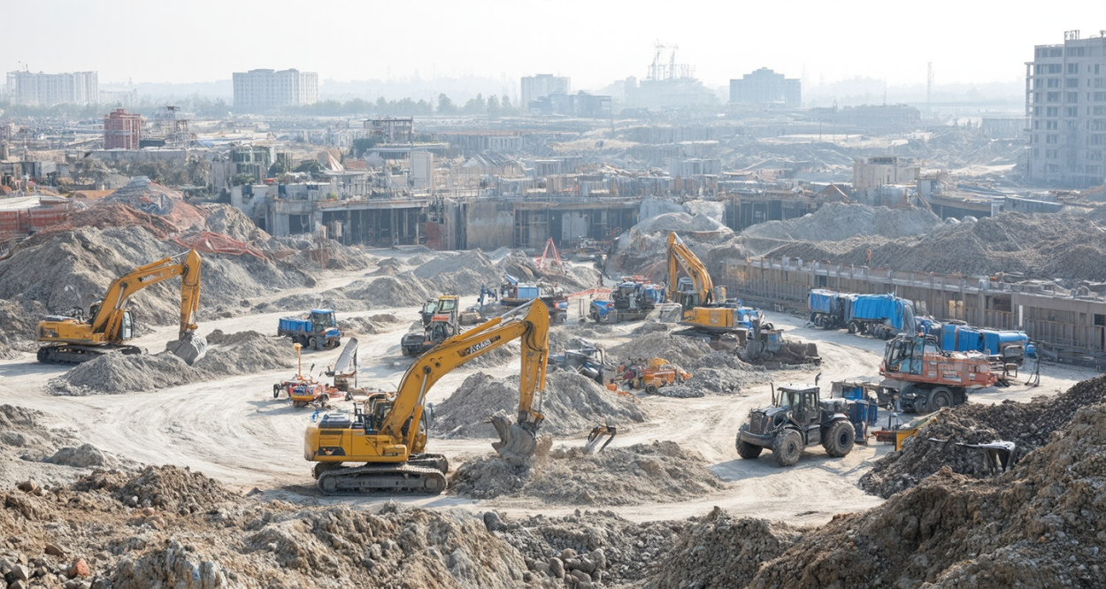 西安挖机租赁：城市建设中的得力助手轮播图2