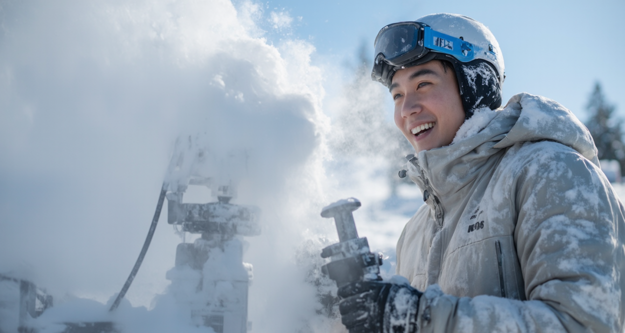 租赁造雪机：冬日娱乐与商业活动的秘密武器轮播图2