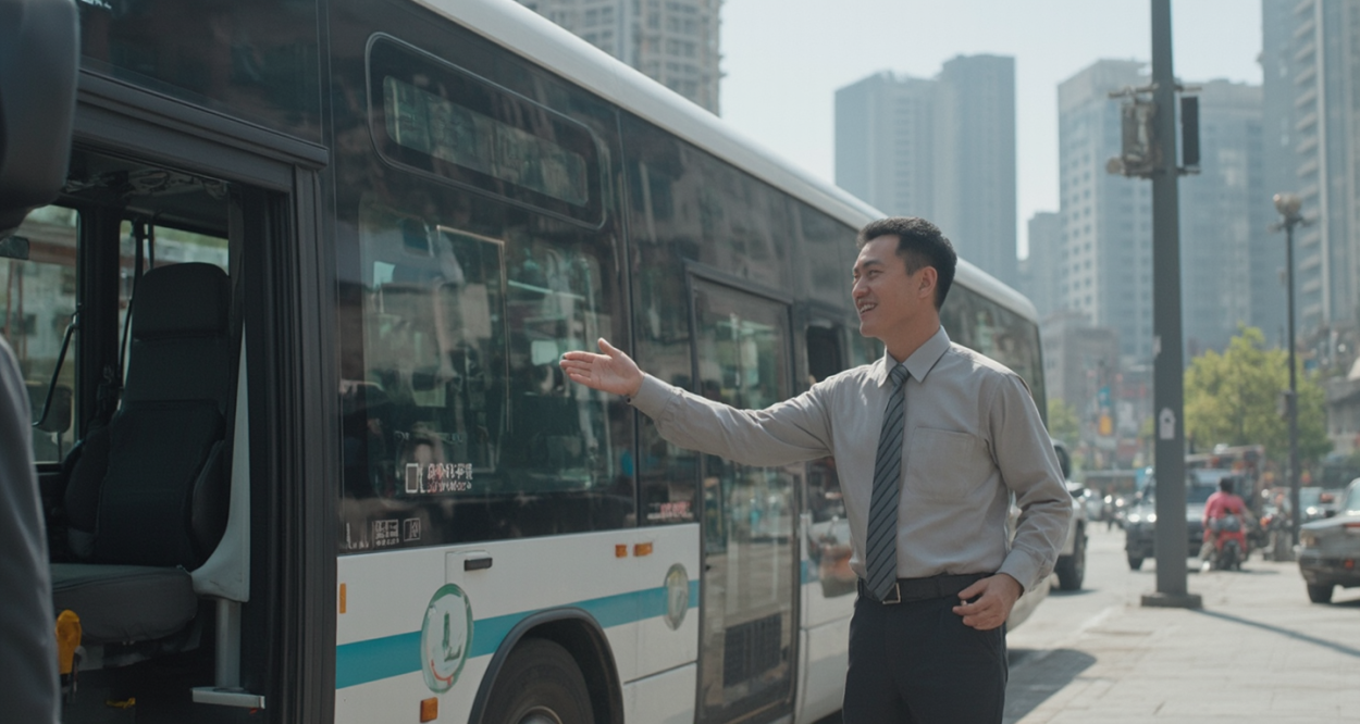 上海巴士租赁：城市出行的新选择轮播图1