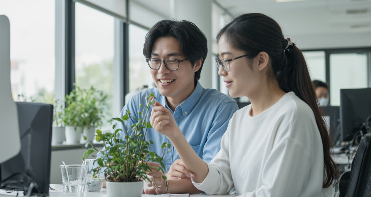 重庆植物租赁：打造绿色办公新风尚轮播图1