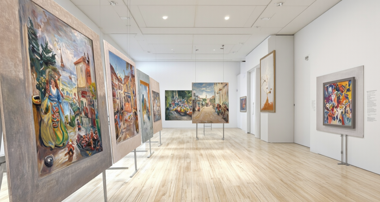 挂画展板租赁：打造您的艺术展示新空间轮播图2