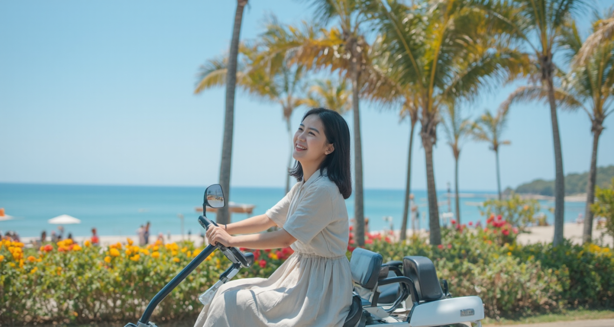 三亚电瓶车租赁：畅游海岛的绿色出行新选择轮播图2