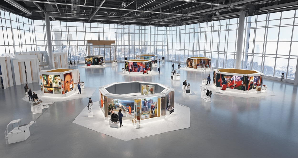八棱柱展板租赁：打造独特展览新风尚轮播图3