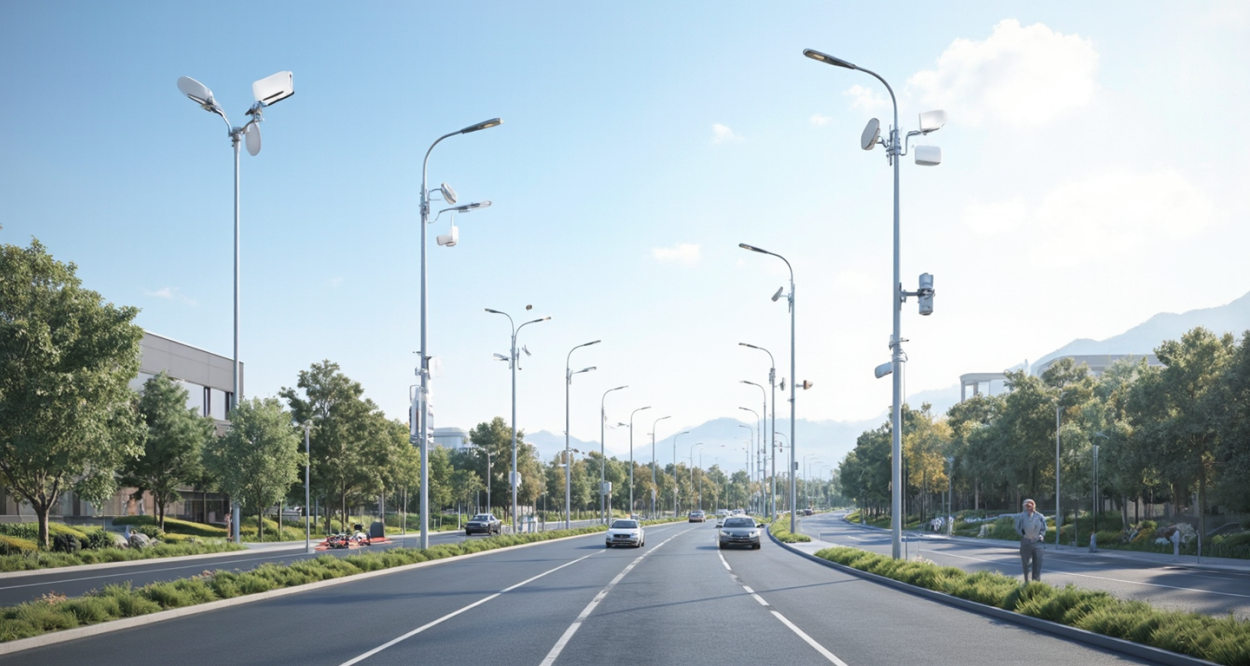 5G路灯杆租赁：照亮智慧城市新未来轮播图1