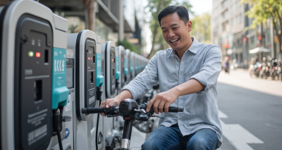 电瓶车电池租赁：绿色出行的新选择图片1