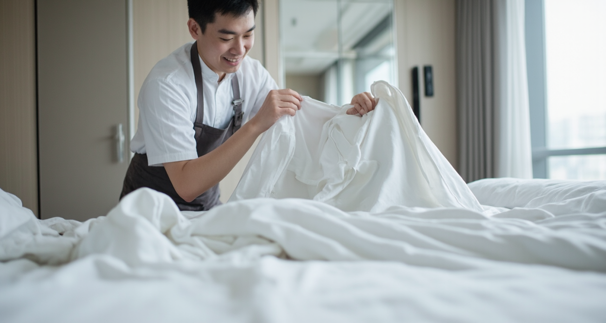 揭秘兔小二布草租赁：让清洁更高效的秘密武器！轮播图1