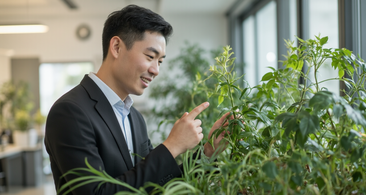 办公室植物租赁公司的绿色魅力：打造你的生态办公空间轮播图2