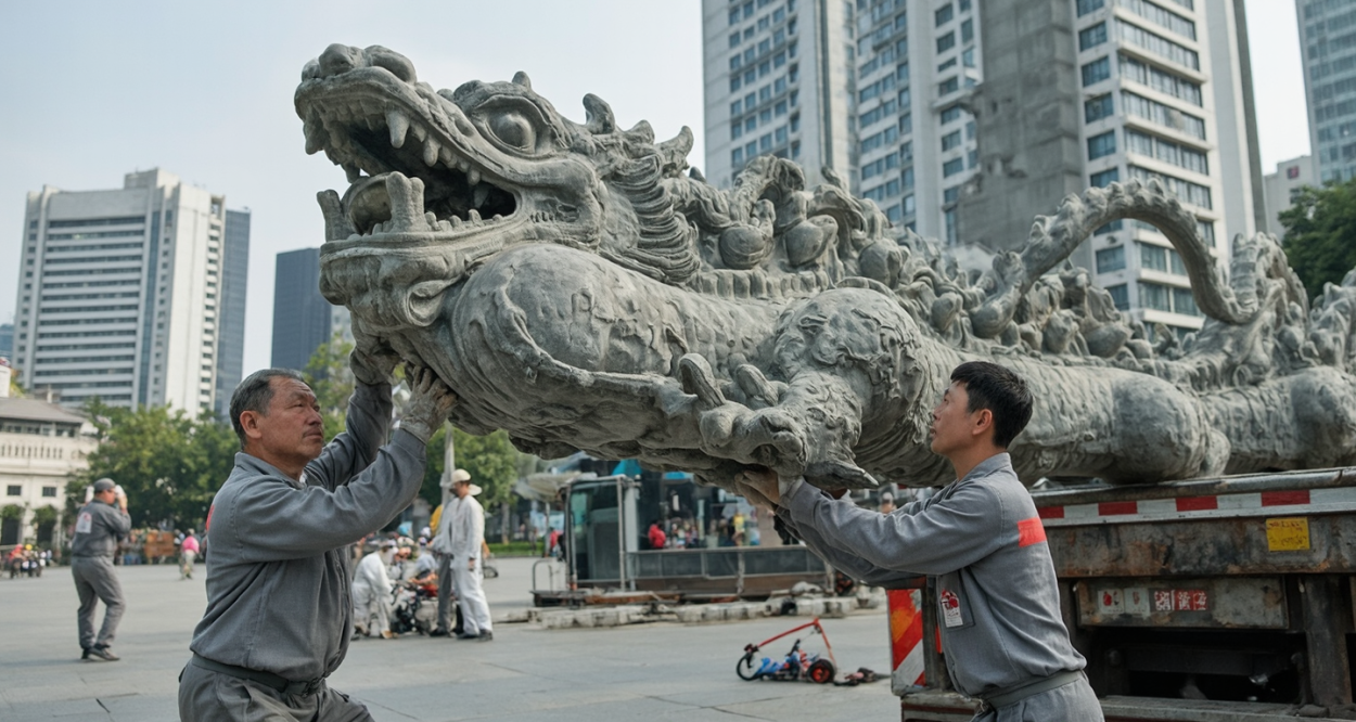 石龙搬家：一场城市变迁的奇妙之旅轮播图4