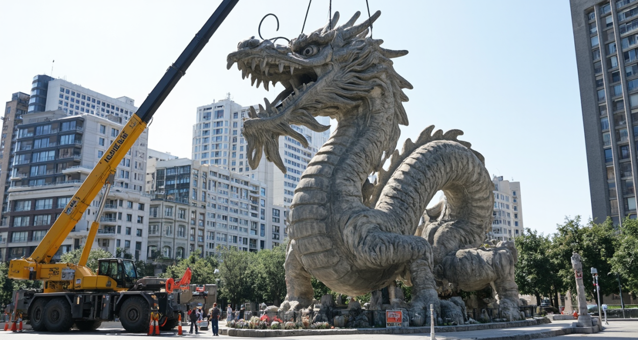 石龙搬家：一场城市变迁的奇妙之旅轮播图3