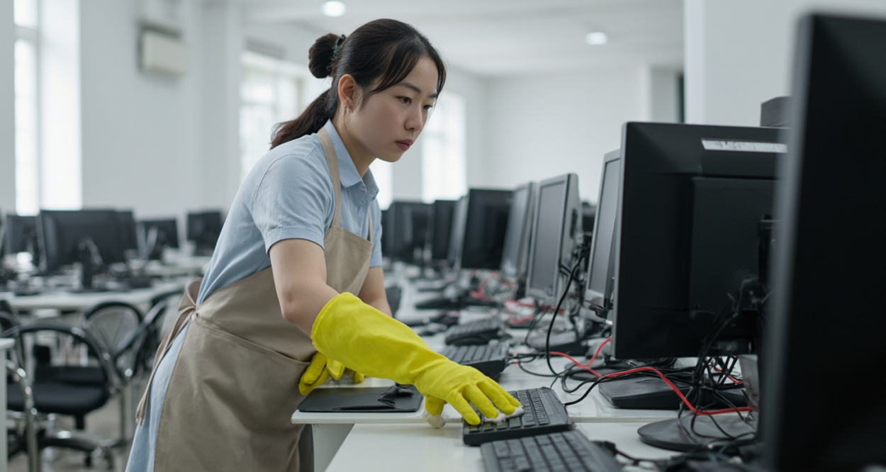 网吧保洁工作揭秘：好做吗？累不累？轮播图1