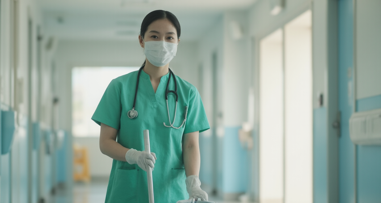 揭秘医院保洁员工作流程图：守护健康的隐形卫士轮播图2