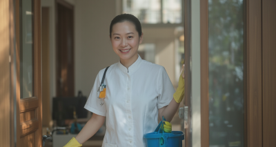 保洁员的正规服装：家的温馨守护图片12