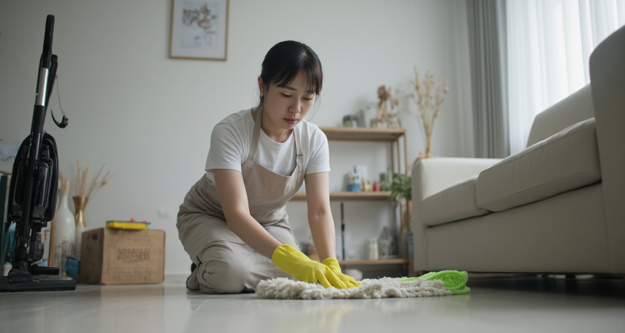 保洁阿姨简笔画：记录生活中的温暖瞬间轮播图2
