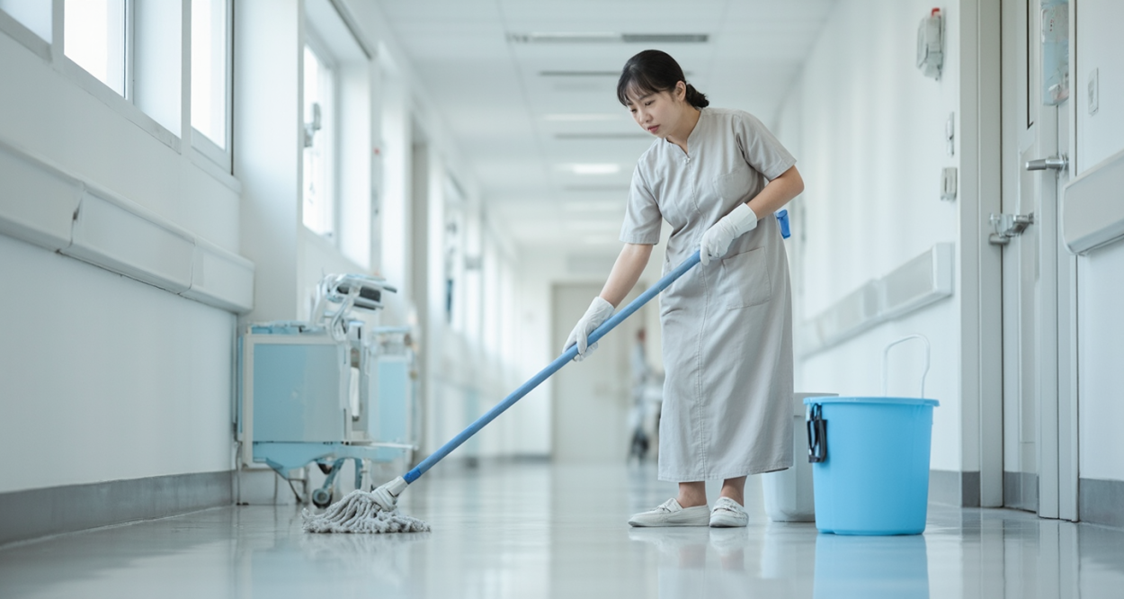 医院保洁员：默默守护健康的无名英雄轮播图2