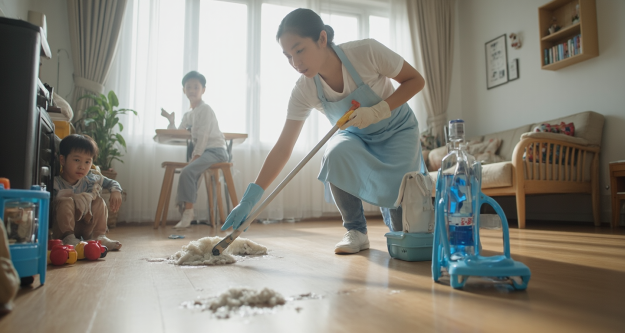 小区保洁员的日常：守护家园的隐形英雄轮播图3