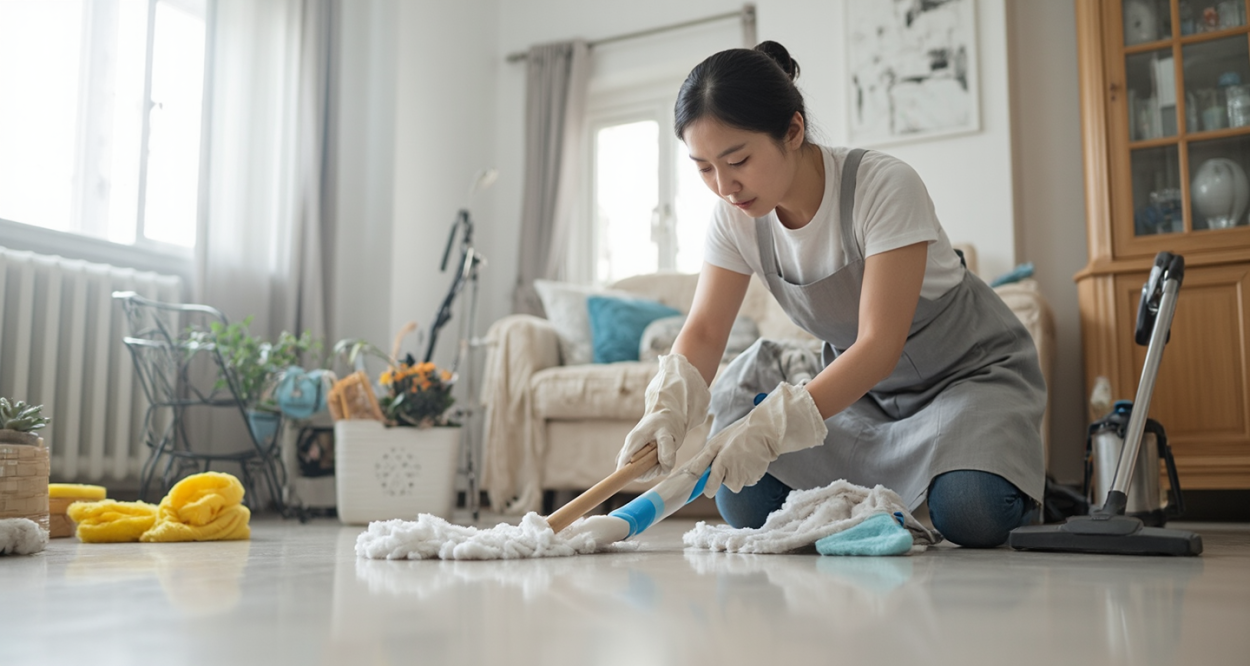 身边的英雄：保洁服务员的重要性轮播图1
