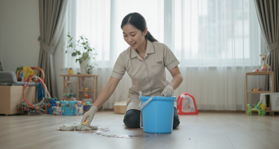 保洁制服：家的温馨守护者背后的专业风采图片1