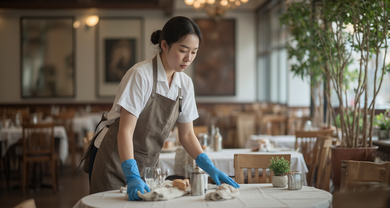 揭秘餐厅背后的英雄：餐厅保洁员岗位职责全解析轮播图1