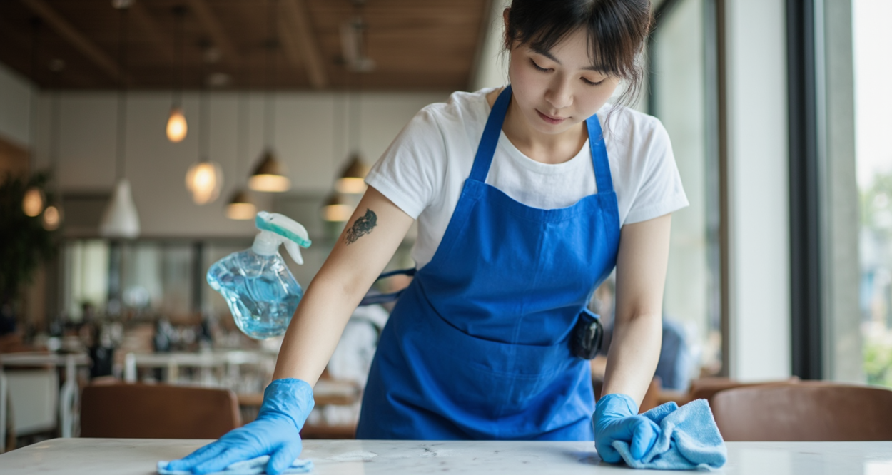 餐饮保洁员：守护餐桌背后的英雄——详解其岗位职责轮播图3