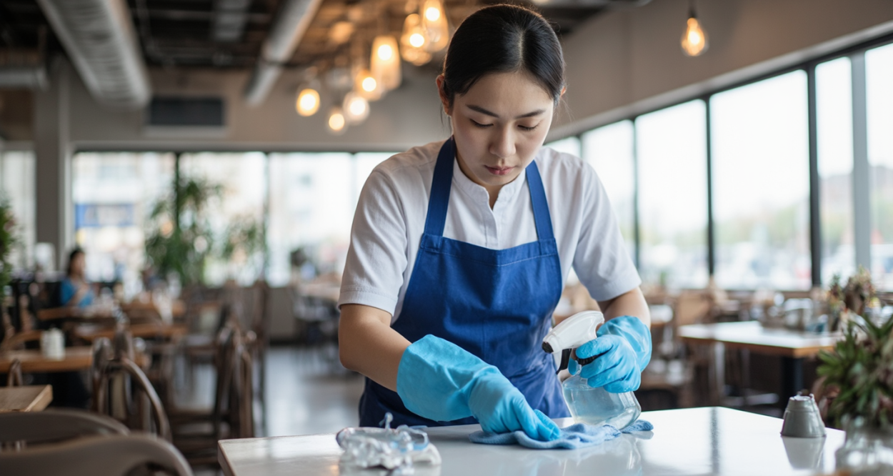 餐饮保洁员：守护餐桌背后的英雄——详解其岗位职责轮播图2
