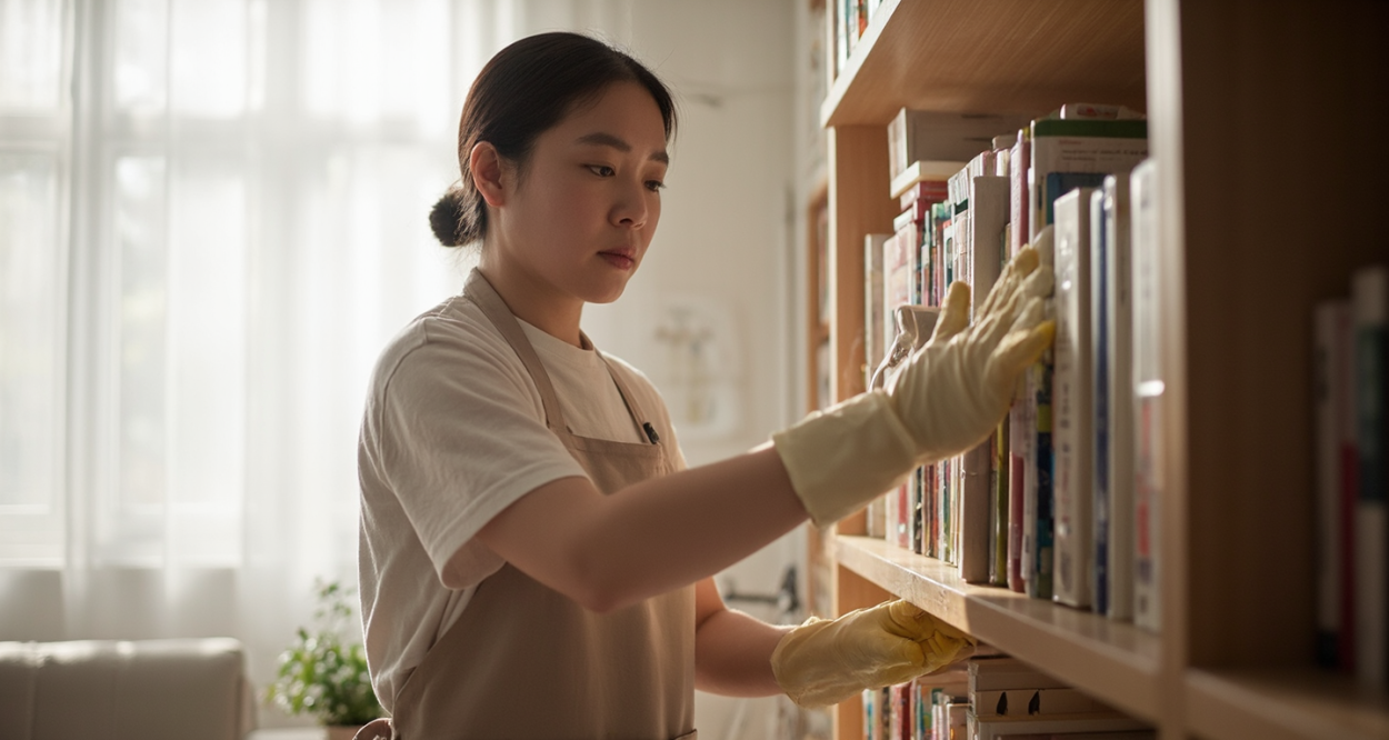 保洁员服务格言：家的温馨，由我们守护轮播图3