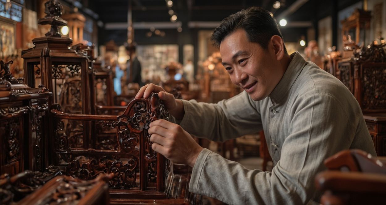 探索红木家具租赁新风尚：红木家具租赁公司轮播图2