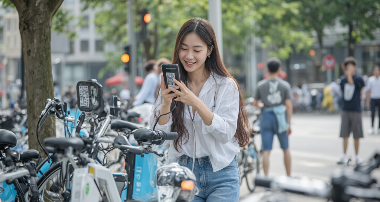 路边自助扫码租车：便捷出行新风尚轮播图1