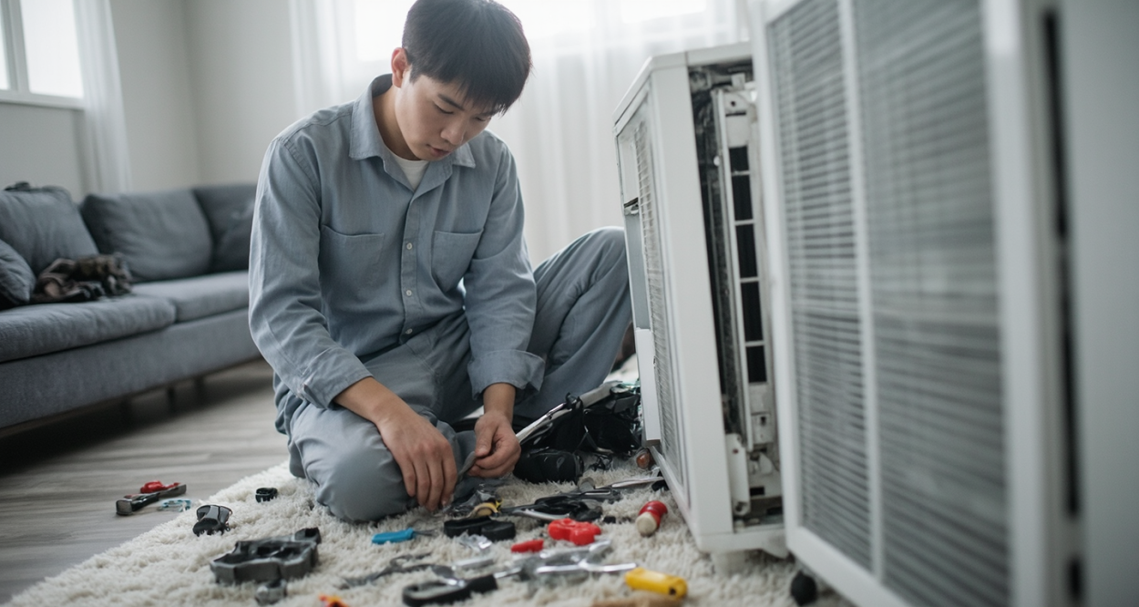 3匹柜机移机多少钱一台？全面解析与答疑轮播图1